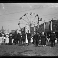 Crowd gathered at the New England Fair