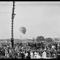 Hot air balloon at the New England Fair
