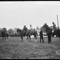 Horseback riders at New England Fair, Worcester