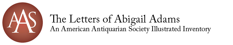 Illustrated inventory of Abigail Adams' letters