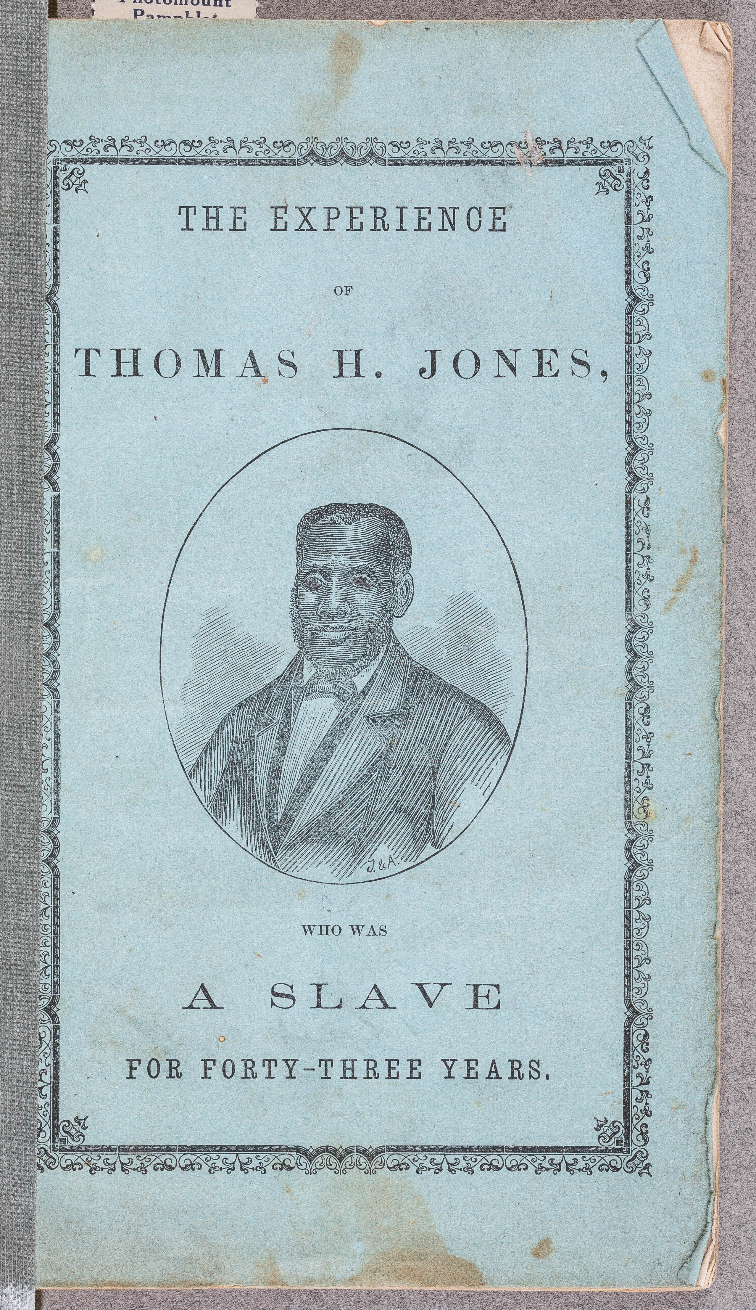 Experience of Thomas H. Jones in wrapper 