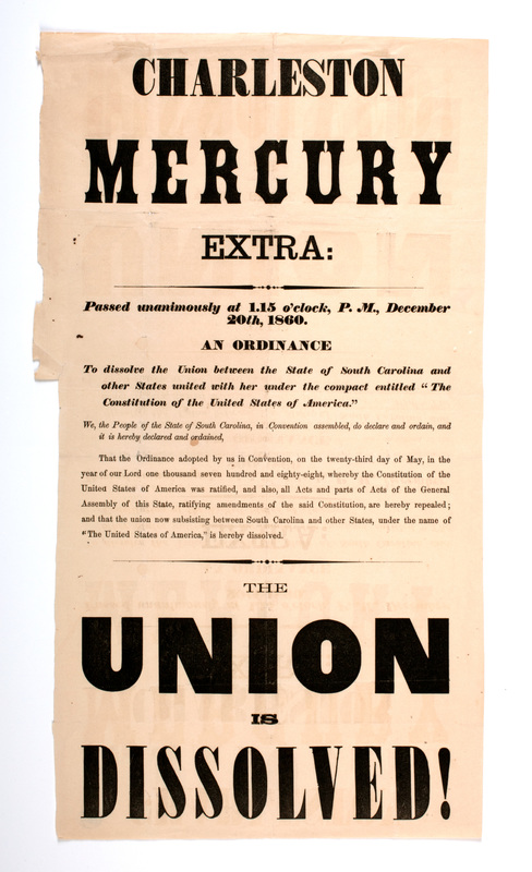Charleston Mercury Extra - The Union is Dissolved.jpg