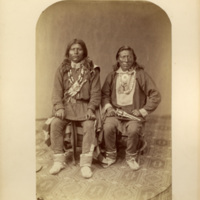 Guaratche and Sha-wa-no. Ute chiefs