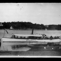 Boat on Lake Quinsigamond