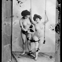 Photograph of a Photograph of Two Nude Women
